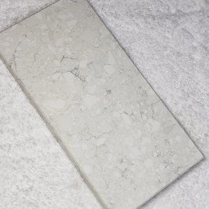Quartz Stone Cutting Board cheese sushi charcuterie tray 5x10 white cream chunky